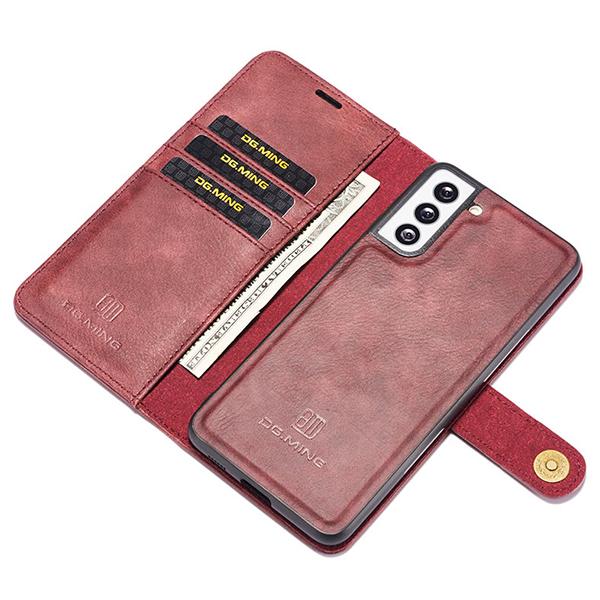 Detachable Ming Burgundy Wallet Samsung S21