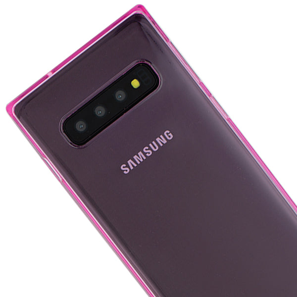 Square Pink Skin Samsung S10 Plus