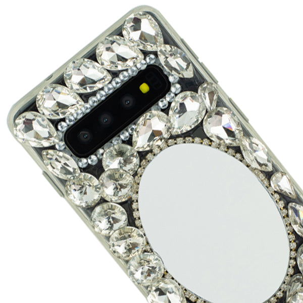 Handmade Mirror Silver Case Samsung S10 Plus