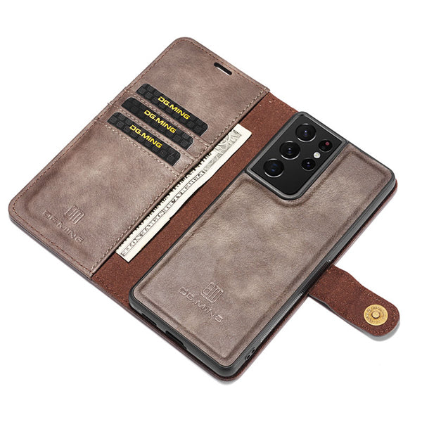 Detachable Ming Grey Wallet Samsung S21 Ultra