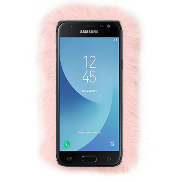 Fur Case Light Pink J7 2017