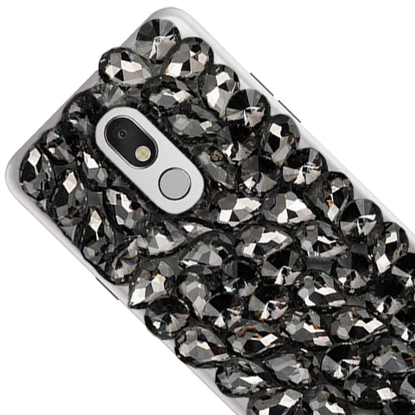 Handmade Bling Black Case Stylo 4