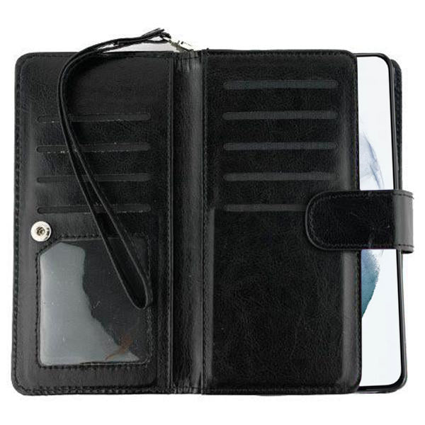 Detachable Black Wallet Samsung S21