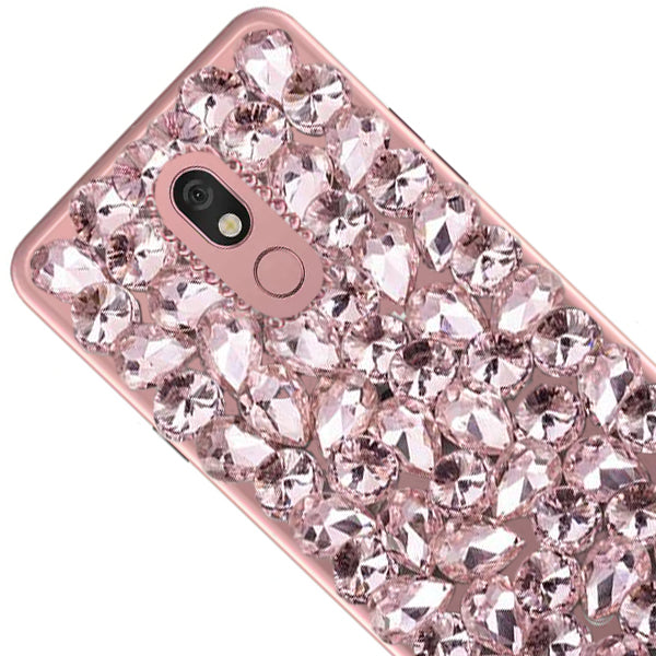 Handmade Bling Pink Case LG Stylo 4