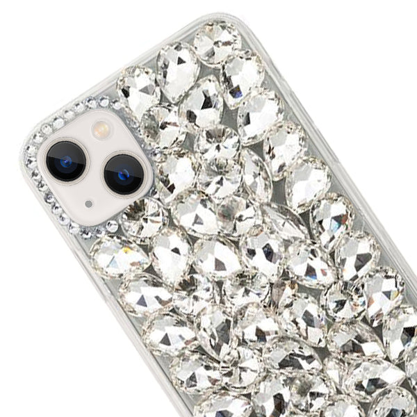 Handmade Bling Silver Case IPhone 13