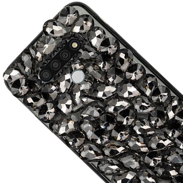 Handmade Bling Black Case LG Stylo 6