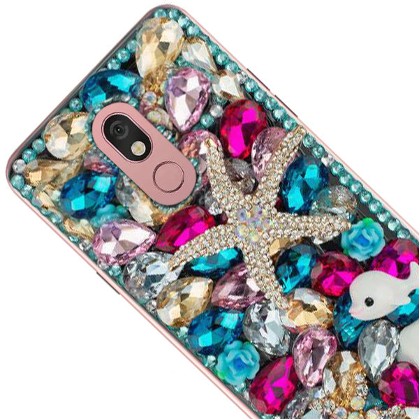 Handmade Seashells Bling Case LG Stylo 4