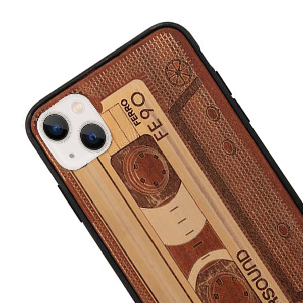 Real Wood Casette Iphone 13 Mini