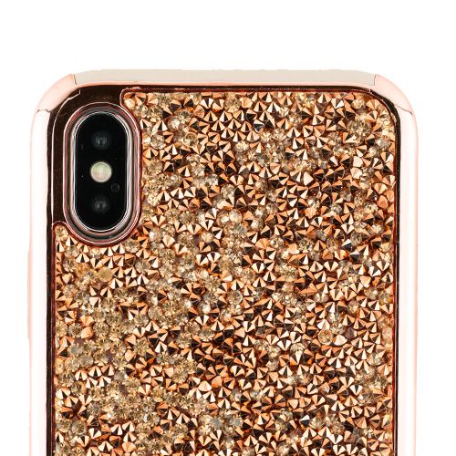 Hybrid Bling Rose Gold Case Iphone 10/X/XS - Bling Cases.com