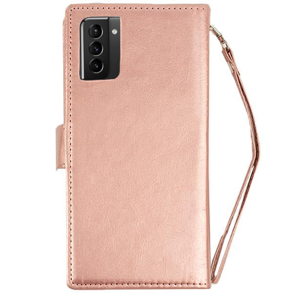 Detachable Wallet Rose Gold Samsung S22 Plus