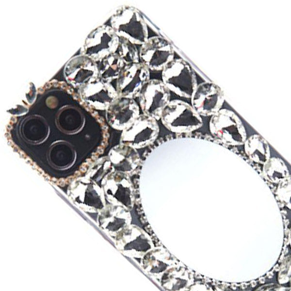 Handmade Bling Mirror Silver Case IPhone 13 Pro