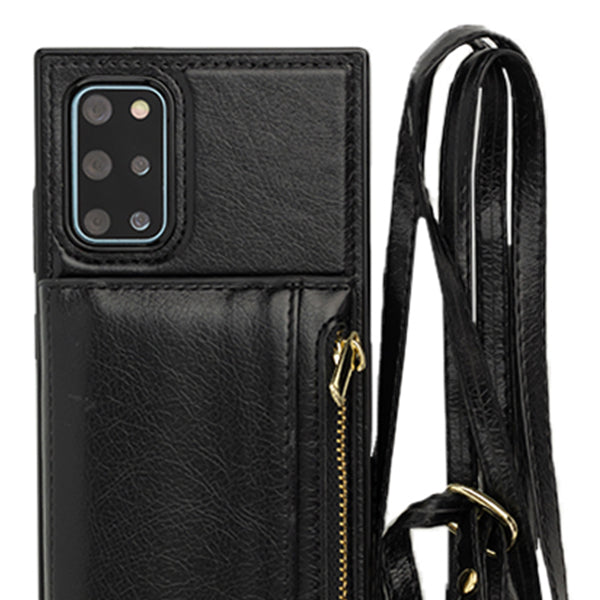 Crossbody Pouch Black Case Samsung S20 Plus