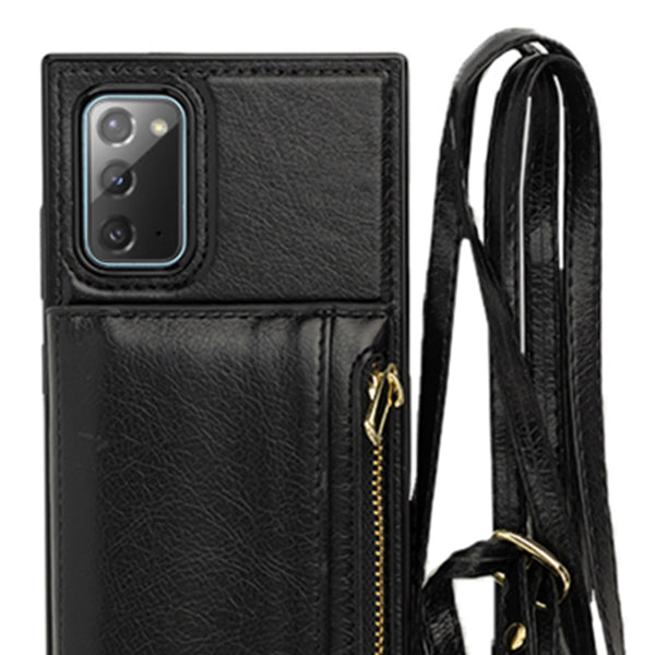 Crossbody Pouch Black Case Samsung Note 20