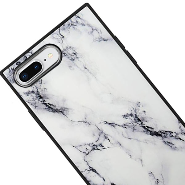 Square Marble White Iphone 7/8 Plus