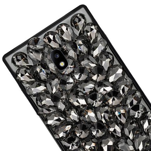 Handmade Bling Black Case Samsung J7 2018