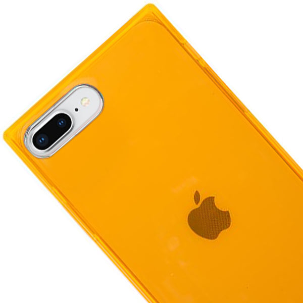 Square Box Skin Orange Iphone 7/8 Plus