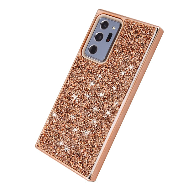 Hybrid Bling Rose Gold Case Samsung Note 20 Ultra