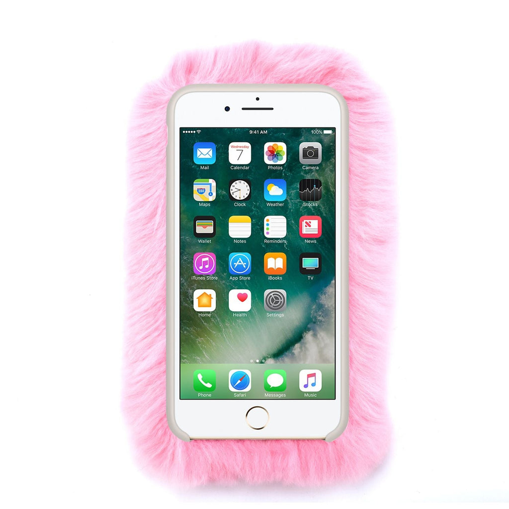 Fur Light Pink Case Iphone 7/8 Plus - Bling Cases.com