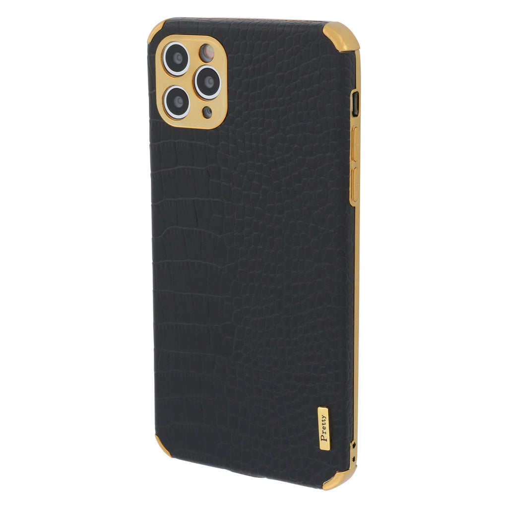 Reptile Style Black Gold Trim Case Iphone 11 Pro Max