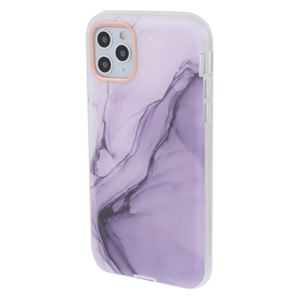 Marble Thin Hard Case Purple Iphone 13 Pro Max