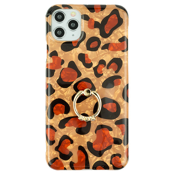 Leopard Brown Ring Tpu Skin Iphone 11 Pro Max