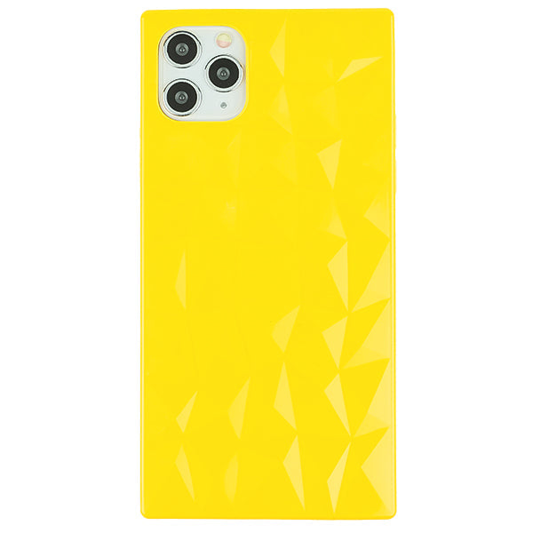 Square Box Triangle Tpu Skin Yellow Case Iphone 11 Pro