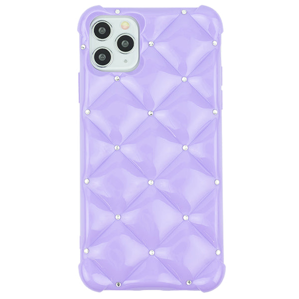 Plush Tpu Bling Skin Purple Iphone 11 Pro Max