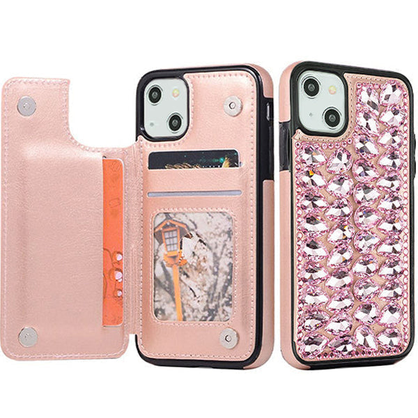 Back Book Card Case Pink Iphone 13