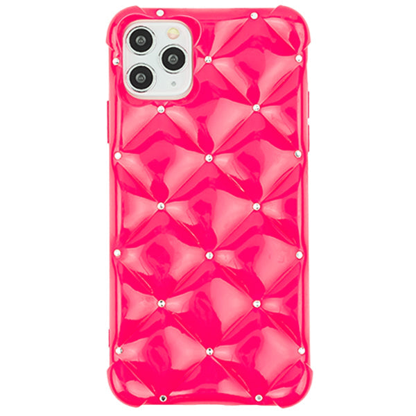 Plush Tpu Bling Skin Hot Pink Iphone 11 Pro Max