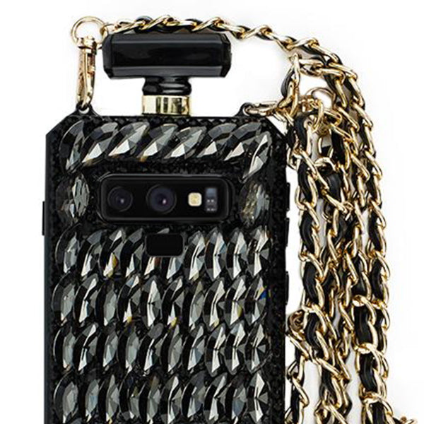 Handmade Bling Black Bottle Case Samsung Note 9