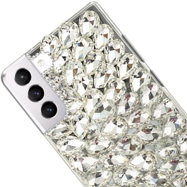 Handmade Silver Bling Case Samsung S22