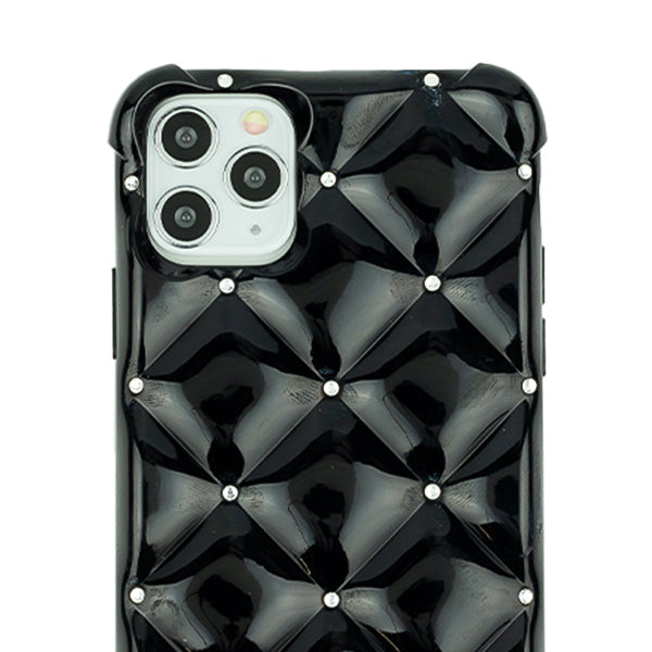 Plush Tpu Bling Skin Black Iphone 11 Pro Max