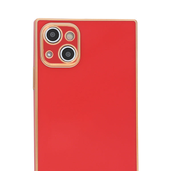 Free Air Box Square Skin Red Case Iphone 13 Mini