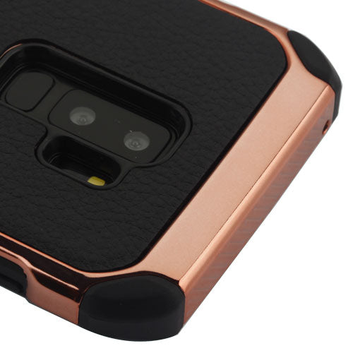 Chrome Black Rose Gold Case Samsung S9 Plus - Bling Cases.com