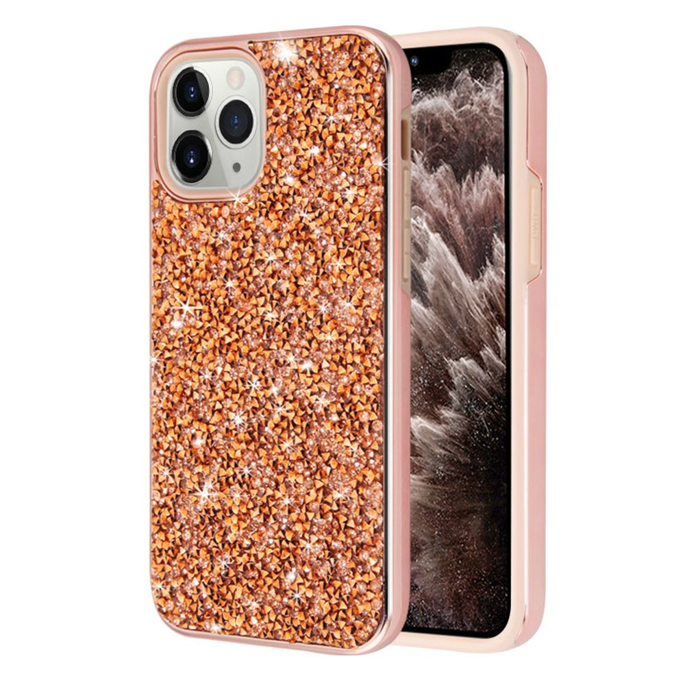 Hybrid Bling Rose Gold IPhone 11 Pro Max - Bling Cases.com