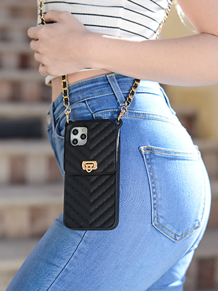 CrossBody Silicone Pouch  Iphone XS Max