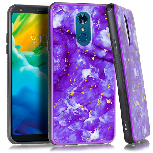 Marble Purple Flake Case Lg Stylo 4 - Bling Cases.com