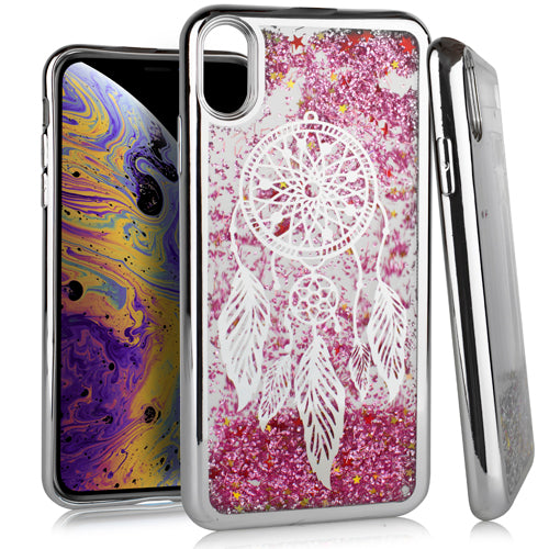 Liquid Dream Catcher Silver Iphone XS Max - Bling Cases.com