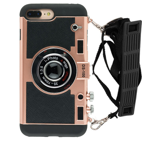 Camera Case Rose Gold Iphone 6/7/8 Plus