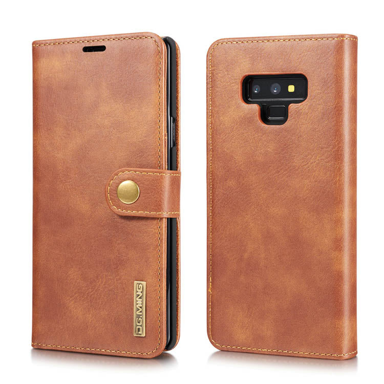 Detachable Ming Brown Wallet Samsung Note 9 - Bling Cases.com