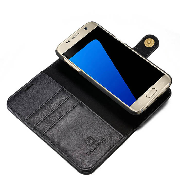 Detachable Ming Black Wallet Samsung S7 - Bling Cases.com