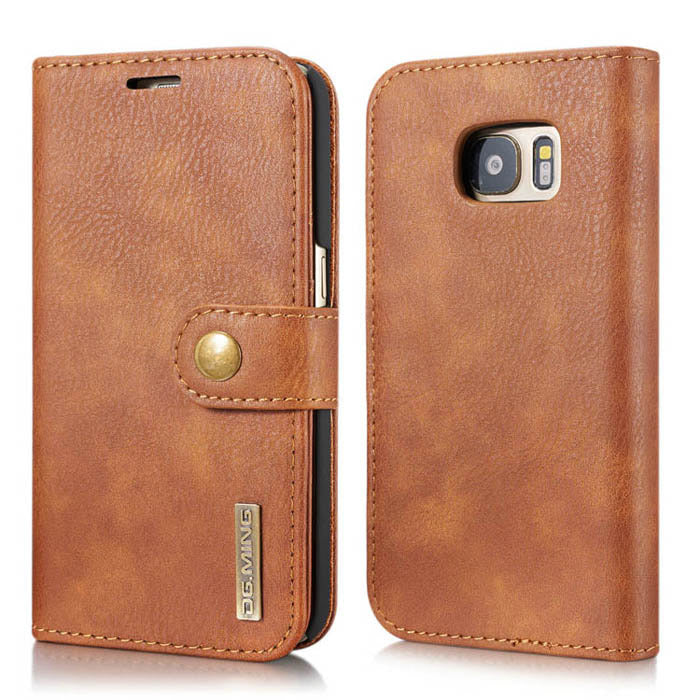 Detachable Ming Brown Wallet Samsung S7 - Bling Cases.com