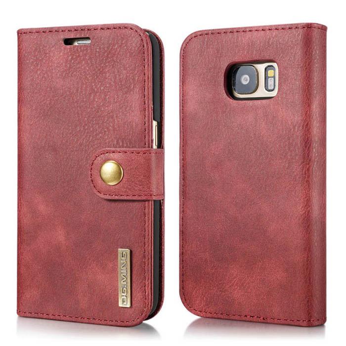 Detachable Ming Burgundy Wallet Samsung S7 - Bling Cases.com