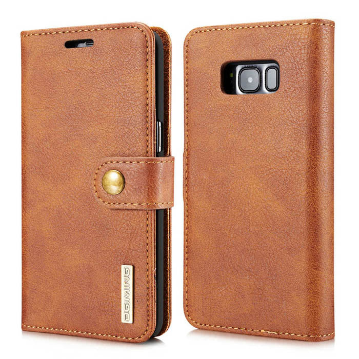 Detachable Ming Wallet Brown Samsung S8 - Bling Cases.com