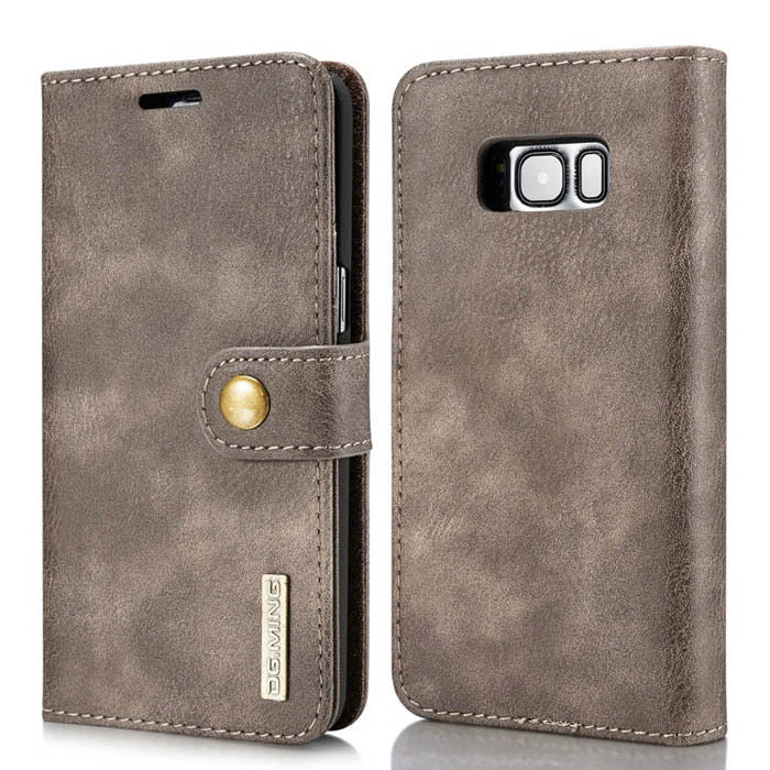 Detachable Ming Wallet Grey Samsung S8 - Bling Cases.com