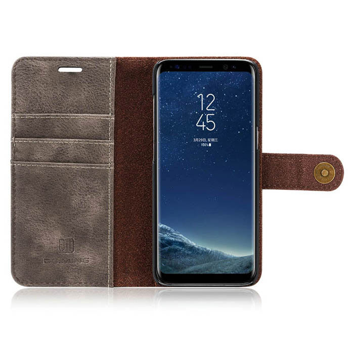 Detachable Ming Wallet Grey Samsung S8 Plus - Bling Cases.com