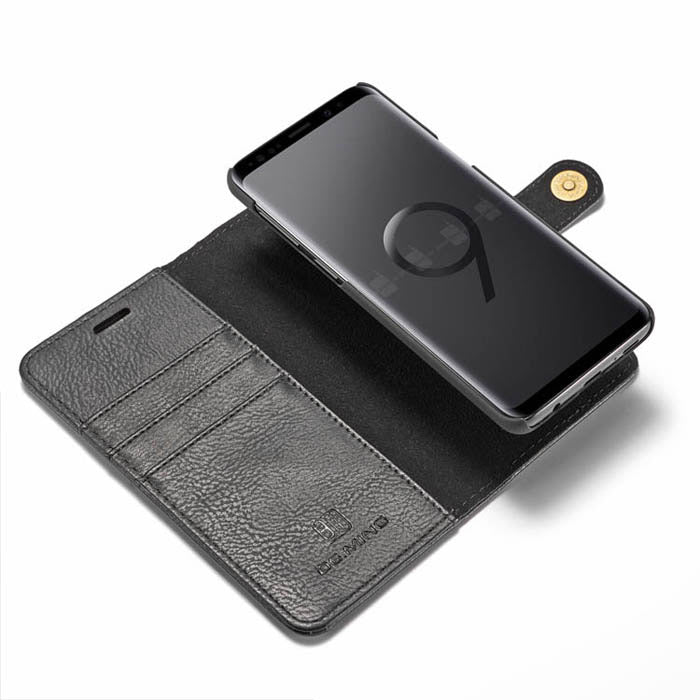 Detachable Ming Wallet Black Samsung S9 - Bling Cases.com