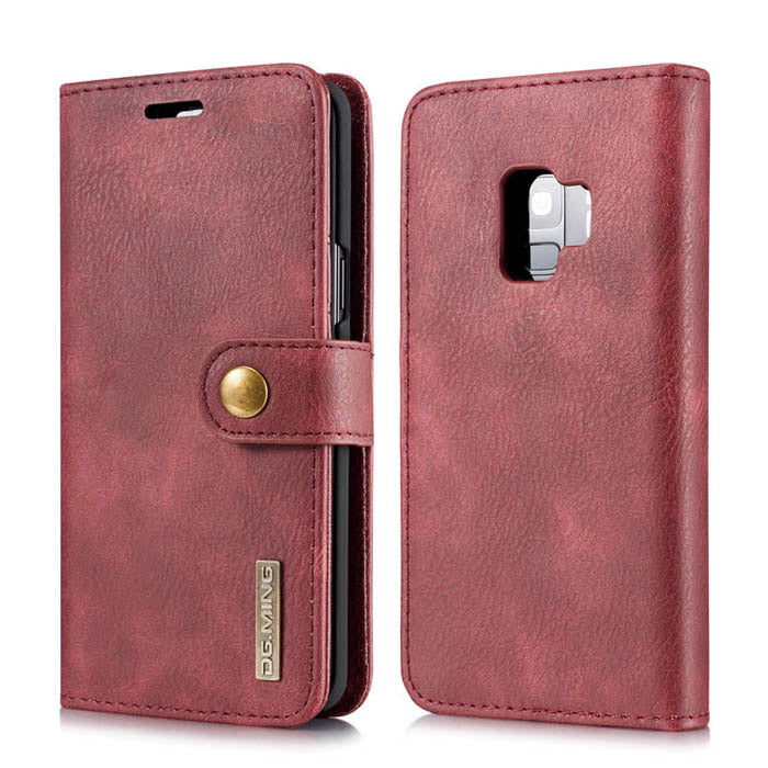 Detachable Ming Wallet Burgundy Samsung S9 - Bling Cases.com