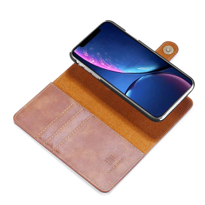 Detachable Ming Brown Wallet Iphone 11 - Bling Cases.com