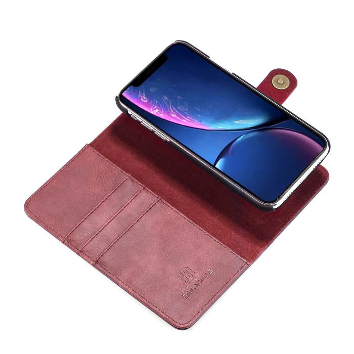 Detachable Ming Burgundy Wallet Iphone 11 - Bling Cases.com